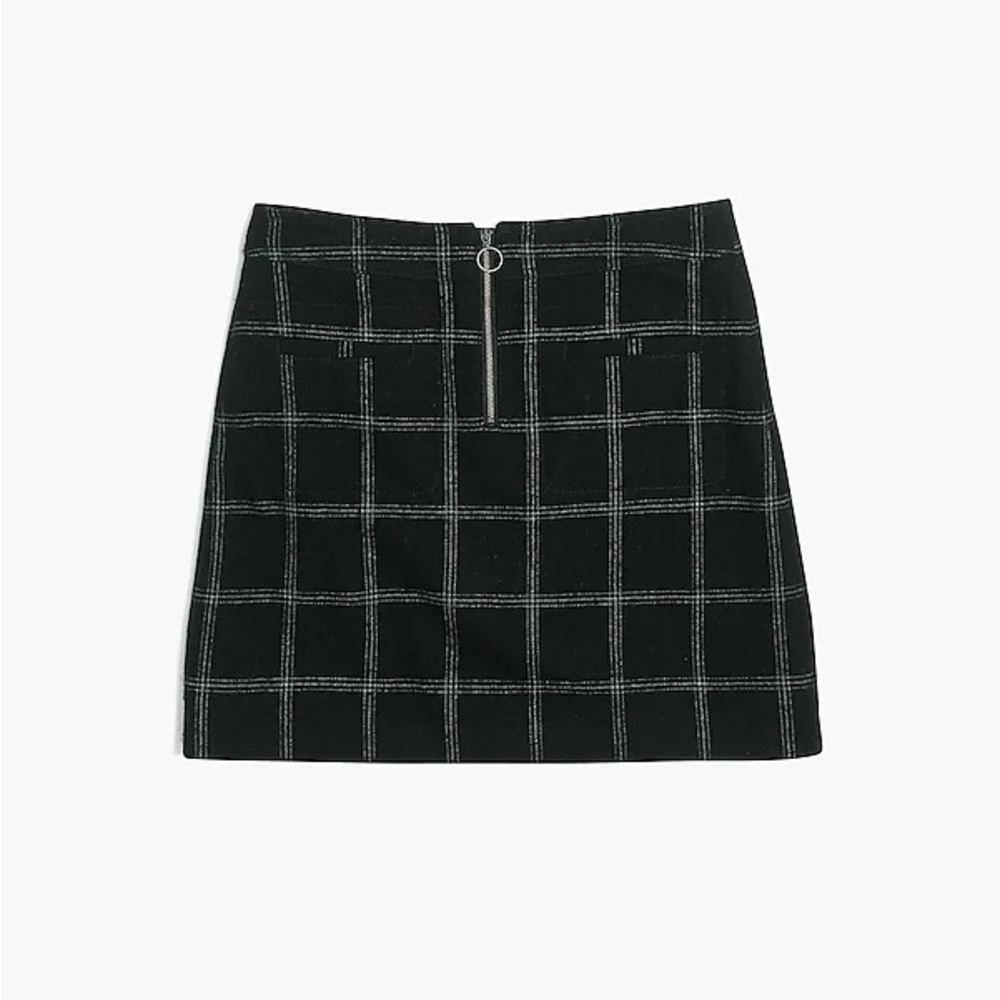 Madewell Plaid Fireside Mini Skirt